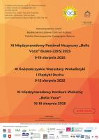 
W dniach od 9 do 19 sierpnia 2025 roku Busko-Zdrój stanie się sceną XI Międzynarodowego Festiwalu Muzycznego 'Bella Voce'. Wydarzenie organizowane przez Stowarzyszenie 'Voce', Buskie Samorządowe Centrum Kultury oraz Polskie Stowarzyszenie Pedagogów Śpiewu zapowiada się jako wyjątkowe święto muzyki klasycznej i wokalnej.




