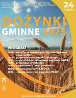 
Burmistrz Miasta i Gminy Pińczów Włodzimierz Badurak oraz Przewodniczący Rady Miejskiej w Pińczowie Zdzisław Woźniak zapraszają mieszkańców i gości na Dożynki Gminne 2025, które odbędą się w niedzielę, 24 sierpnia, w Pińczowie. Wydarzenie będzie okazją do podziękowania za tegoroczne plony, kultywowania tradycji oraz wspólnego świętowania.
