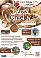 
W piątek, 15 sierpnia 2025 r. zapraszamy na Festiwal Chleba.
