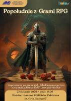 Miejsko-Gminna Biblioteka Publiczna w Busku-Zdroju zaprasza wszystkich miłośników fantastyki, gier fabularnych oraz kreatywnej rozrywki na kolejny Wieczór Gier RPG, który odbędzie się w piątek, 23 stycznia 2026 roku o godzinie 15:00 w siedzibie biblioteki przy osiedlu Orła Białego 17.