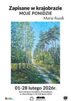 Od niedzieli, 1 lutego 2026 roku, w Domu Zdrojowym przy buskiej Tężni prezentowana będzie wystawa malarska 'Zapisane w krajobrazie - Moje Ponidzie' autorstwa Marii Rusak. W dniu otwarcia zaplanowano również spotkanie autorskie z artystką.