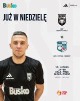 Trwa runda rewanżowa 2. Ligi Futsalu. W niedzielę, 15 lutego na własnym parkiecie drużyna BSF Busko-Zdrój  zmierzy się z zespołem GKS Futsal Nowiny.