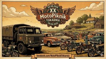 W niedzielę, 9 sierpnia 2026 roku, w godzinach od 11.00 do 17.00 na terenie Parku Etnograficznego w Tokarni odbędzie się 20. edycja Motopikniku - Świętokrzyskiego Zlotu Motocykli i Pojazdów Zabytkowych. Wydarzenie organizowane jest przez Urząd Marszałkowski Województwa Świętokrzyskiego, Muzeum Wsi Kieleckiej oraz grupę Tylko Klasykiem.