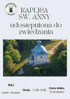 Od 1 maja będzie można ponownie zwiedzać jeden z najcenniejszych zabytków Pińczowa. Na mocy umowy użyczenia zawartej pomiędzy Muzeum Regionalnym w Pińczowie a parafią pw. św. Jana Apostoła i Ewangelisty, kaplica św. Anny zostanie otwarta dla odwiedzających.