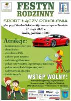 Wspólna zabawa, sportowa rywalizacja i integracja mieszkańców w każdym wieku - tak zapowiada się Festyn Rodzinny 'Sport Łączy Pokolenia', który odbędzie się 27 maja 2026 roku na placu przy Ośrodku Szkolno-Wychowawczym w Broninie. 