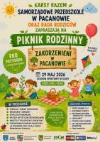 Ekologia, wspólna zabawa i nauka poprzez działanie - tak wyglądały ostatnie miesiące w Samorządowym Przedszkolu w Pacanowie. Już wkrótce mieszkańcy będą mogli zobaczyć efekty ekologicznych działań najmłodszych podczas rodzinnego pikniku podsumowującego projekt 'Zakorzenieni w Pacanowie - Eko przygoda z przedszkolakami'.