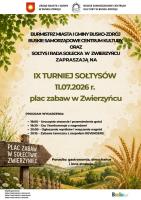 Plac zabaw w miejscowości Zwierzyniec stanie się areną zmagań sołtysów z gminy Busko-Zdrój. IX Turniej Sołtysów to wydarzenie, które od lat integruje mieszkańców poszczególnych sołectw i dostarcza wielu powodów do uśmiechu zarówno uczestnikom, jak i publiczności.