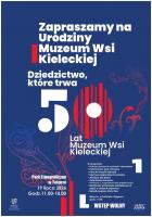 Pół wieku historii, tradycji i troski o dziedzictwo regionu- Muzeum Wsi Kieleckiej zaprasza mieszkańców oraz turystów na wyjątkowe obchody jubileuszu. W niedzielę, 19 lipca 2026 roku, Park Etnograficzny w Tokarni zamieni się w miejsce pełne muzyki, dawnych rzemiosł, regionalnych smaków i atrakcji dla całych rodzin. Co przygotowano z okazji 50. urodzin muzeum?