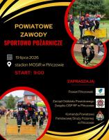 Sportowa rywalizacja, widowiskowe konkurencje i pokaz doskonałego przygotowania druhów z jednostek OSP - już w niedzielę, 19 lipca 2026 roku, stadion MOSiR w Pińczowie zamieni się w arenę Powiatowych Zawodów Sportowo-Pożarniczych. 