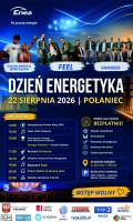 Połaniec szykuje się na jedno z największych muzycznych wydarzeń tego lata w regionie. W sobotę, 22 sierpnia, na Stadionie Miejskim odbędzie się Dzień Energetyka 2026. Na scenie pojawią się zespoły Feel i Universe, a wieczorem publiczność bawić będą Shaun Baker & Jessica Jean. Organizatorzy przygotowali również atrakcje dla dzieci i całych rodzin. Wstęp jest bezpłatny.