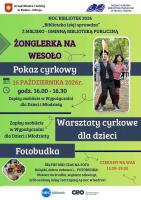 Tego wieczoru w buskiej bibliotece będzie można nie tylko sięgnąć po książkę. Pojawią się żonglerzy, dzieci spróbują swoich sił w cyrkowych sztuczkach, a pamiątkowe zdjęcie będzie można zrobić w specjalnej fotobudce. Miejsko-Gminna Biblioteka Publiczna w Busku-Zdroju zaprasza 16 października na Noc Bibliotek 2026. 