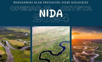 Warszawski Klub Przyjaciół Ziemi Kieleckiej, Paweł Zagaja - Burmistrz Miasta i Gminy Nowy Korczyn, Biblioteka Centrum Kultury w Nowym Korczynie zapraszają do udziału w spływie kajakowym, połączonym ze sprzątaniem rzeki Nidy z kajaka.