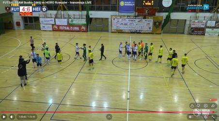 FUTSAL TEAM Busko-Zdrój nieudanie rozpoczął rundę rewanżową rozgrywek 2. Ligi Futsalu. W meczu 6. kolejki, rozegranym w sobotę 25 stycznia 2025 roku, buszczanie przegrali przed własną publicznością z zespołem Heiro Rzeszów 4:6.