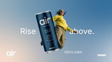 OSHEE otwiera nowy rozdział w rozwoju portfolio, wprowadzając na rynek air - funkcjonalny napój energetyczny, stworzony z myślą o codziennym rytmie dnia.