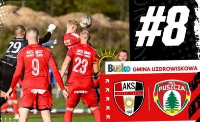 Dziś piłkarze AKS 1947 Busko-Zdrój rozegrają ósmy mecz kontrolny w ramach przygotowań do rundy wiosennej sezonu 2025/2026 w Keeza 4 Lidze. O godzinie 18:30 na własnym boisku buski zespół podejmie MKS Puszcza Niepołomice.