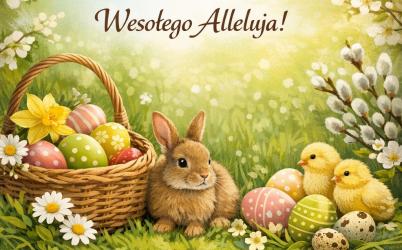 Radosnych i pełnych nadziei Świąt Wielkanocnych. Niech ten szczególny czas napełni Wasze serca wiarą, nadzieja i miłością. 
Niech przyniesie zdrowie, radość oraz wiosenną energię na każdy dzień. Wesołego Alleluja! Życzą Radni Klubu Porozumienie Gmina Busko: Michał Maroński, Robert Burchan, Bożena Mierzwa, Jacek Lewicki i Andrzej Zwierz.