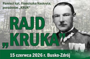 Pamięć o lokalnych bohaterach, lekcja historii w terenie i wspólne odkrywanie miejsc związanych z wojennymi losami regionu - takie cele przyświecają Rajdowi Kruka, który odbędzie się 15 czerwca w gminie Busko-Zdrój.