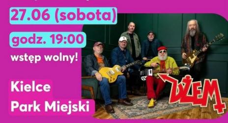 Kielce szykują się na jeden z najbardziej intensywnych i różnorodnych weekendów tego lata. Od 26 do 28 czerwca miasto zamieni się w tętniącą życiem przestrzeń pełną koncertów, spektakli, spotkań autorskich, rodzinnych atrakcji i wydarzeń kulturalnych. 