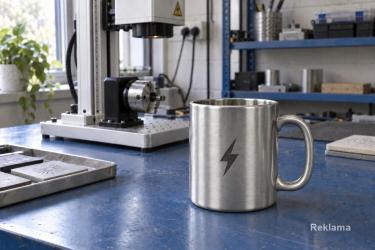 Grawerowanie laserowe metalu polega na precyzyjnym oddziaływaniu skupionej wiązki na powierzchnię materiału. W zależności od ustawień laser albo lokalnie zmienia strukturę i kolor metalu, albo usuwa jego mikroskopijną warstwę, tworząc fizyczne zagłębienie. Dzięki temu wzór staje się integralną częścią powierzchni. Nie tworzy dodatkowej warstwy, która mogłaby się łuszczyć, pękać lub blaknąć jak farba czy folia.