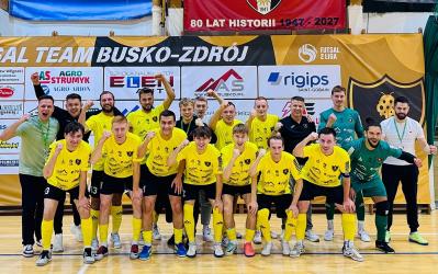 Po wyrównanym meczu, po raz pierwszy FUTSAL TEAM Busko-Zdrój zdobywa 3 punkty w II lidze futsalu. Gospodarze mierzyli się z GKS Futsal Nowiny, wymagającym przeciwnikiem i spadkowiczem z 1. ligi.