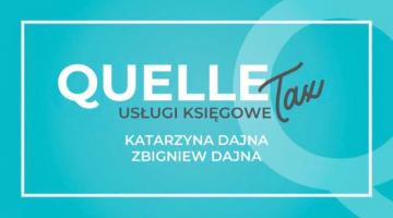 QUELLE – księgowość, która wspiera Twój biznes!
Mniej formalności, więcej czasu na prowadzenie firmy. QUELLE to kompleksowa obsługa księgowa. Bezpiecznie, terminowo i bez zbędnego stresu.