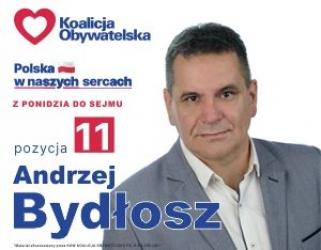 W ostatnich tygodniach, nasza redakcja miała okazję porozmawiać z jednym z kandydatów do Sejmu, który ubiega się o mandat poselski z 11. miejsca na liście Koalicji Obywatelskiej w Świętokrzyskiem. Andrzej Bydłosz, urodzony w Pacanowie i mieszkający w Busku-Zdroju, podzielił się swoimi doświadczeniami życiowymi, zawodowymi oraz swoimi poglądami na ważne kwestie społeczne. 

