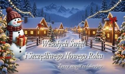 Zbliżające się Święta Bożego Narodzenia to czas, w którym w sercach buduje się atmosfera radości, a my z radością pragniemy podzielić się z Wami życzeniami.