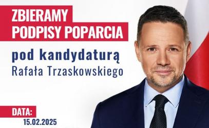 W sobotę, 15 lutego 2025 roku, na Placu Zwycięstwa w Busku-Zdroju odbyła się zbiórka podpisów poparcia dla Rafała Trzaskowskiego, kandydata na prezydenta RP.