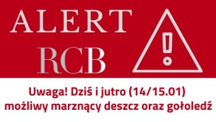 Rządowe Centrum Bezpieczeństwa wydało w środę, 14 stycznia 2026 roku, ostrzeżenie dotyczące niebezpiecznych zjawisk pogodowych.