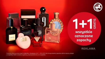 Na ten moment czekali wszyscy. W Rossmannie ruszył akcja na perfumy 1+1 gratis. Dotyczy ona zapachów w cenach regularnych - każdy klient może dobrać dwa różne produkty lub ten sam.