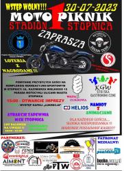 W niedzielę, 30 lipca, mieszkańcy i miłośnicy motocykli mają okazję uczestniczyć w wyjątkowym wydarzeniu - Moto Pikniku, który odbędzie się na stadionie w Stopnicy. Organizatorami imprezy są Miejsko-Gminne Centrum Kultury Stopnica oraz Grupa Dream Team Motocykle Stopnica. 