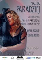 Muzyczna Tężnia w Busku-Zdroju zaprasza 7 listopada o godzinie
18:00 na wyjątkowy koncert Magdy Paradziej z cyklu 'Piosenki artystów,
których już z nami nie ma'. Będzie to wieczór pełen wspomnień, wzruszeń i
niezapomnianych melodii, które na trwałe zapisały się w historii
polskiej i światowej muzyki.