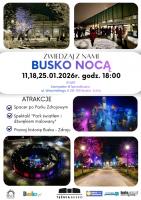 Zimowa aura i wieczorna sceneria Parku Zdrojowego staną się tłem dla kolejnej odsłony wydarzenia „Busko nocą”. Zapraszamy mieszkańców i kuracjuszy na cykl wieczornych spacerów z przewodnikiem, które odbędą się 11, 18 oraz 25 stycznia 2026 roku. Początek każdego spotkania zaplanowano na godzinę 18.00.