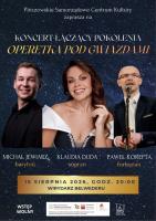 Już w połowie sierpnia miłośnicy muzyki klasycznej, operetki i musicalu będą mieli okazję uczestniczyć w niezwykłym wydarzeniu kulturalnym. Klimatyczny wirydarz Belwederu w Pińczowie zamieni się w plenerową scenę, na której zabrzmią największe muzyczne arcydzieła. Organizatorzy zapowiadają wieczór pełen emocji, pięknych melodii i wyjątkowej atmosfery pod rozgwieżdżonym niebem.