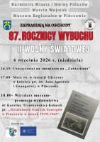 Pińczów upamiętni 87. rocznicę wybuchu II wojny światowej. Główne obchody odbędą się w niedzielę, 6 września 2026 roku. W programie znalazły się uroczystości na cmentarzu, msza święta w intencji Ojczyzny, a także spotkanie poświęcone działalności Szarych Szeregów w Pińczowie podczas niemieckiej okupacji.