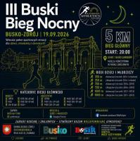 Busko-Zdrój znów pobiegnie po zmroku. Już w sobotę, 19 września, odbędzie się III Buski Bieg Nocny. Na starcie staną nie tylko uczestnicy biegu głównego na 5 kilometrów. Organizatorzy przygotowali także osobne biegi dla dzieci i młodzieży. Najmłodsi zmierzą się z trasami od 350 do 1000 metrów.