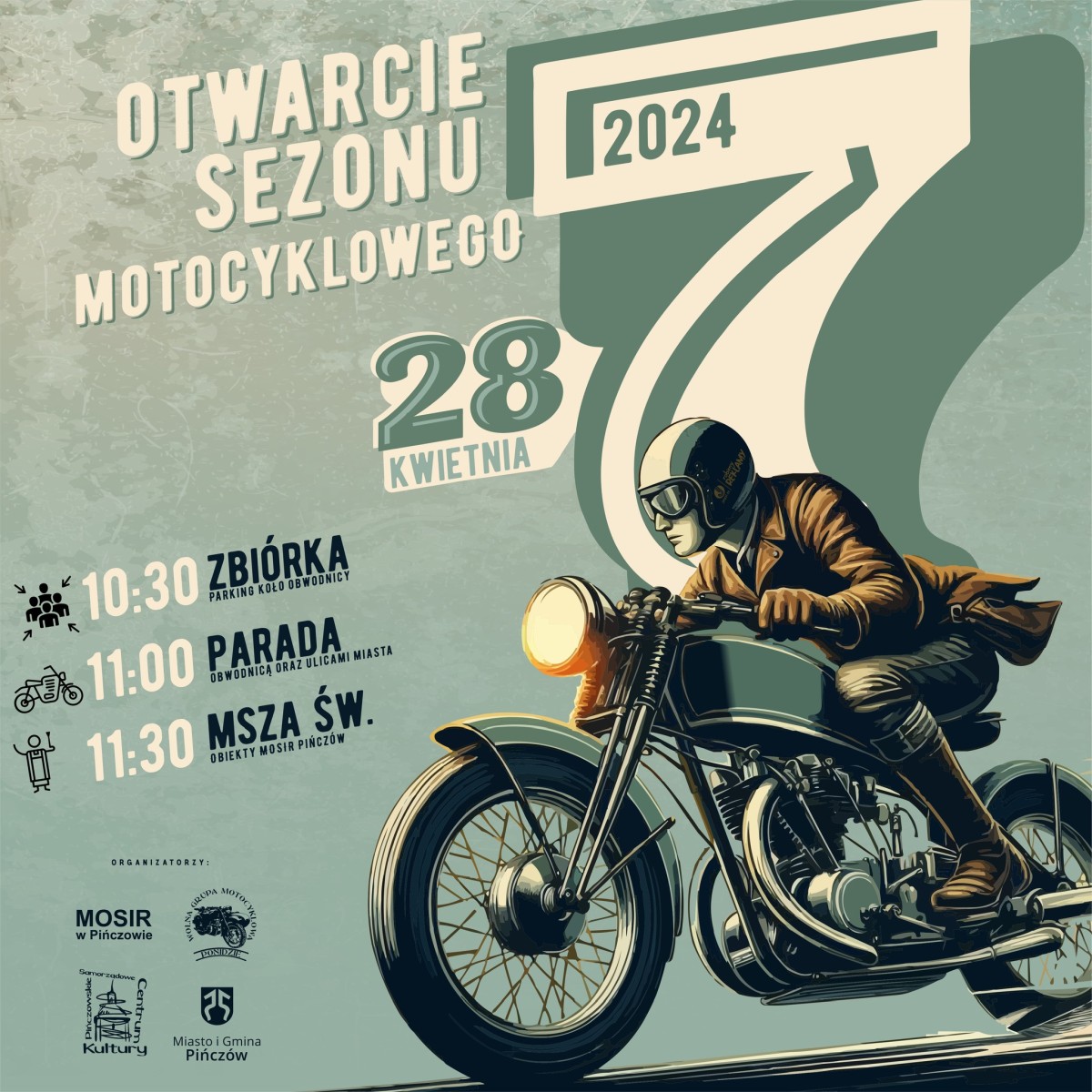 Wolna Grupa Motocyklowa Ponidzie zaprasza w niedziel, 28 
kwietnia 2024 roku wszystkich entuzjastw i mionikw motocykli na 
wyjtkowe wydarzenie - Rozpoczcie Sezonu Motocyklowego 2024 w 
Piczowie. 