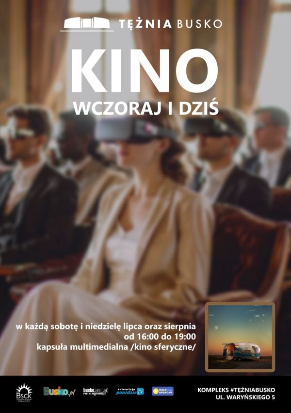 
W każdą sobotę i niedzielę lipca oraz sierpnia, w godzinach od 16:00 do 19:00, kompleks #TężniaBusko zaprosza odwiedzających do wyjątkowej kapsuły multimedialnej.
