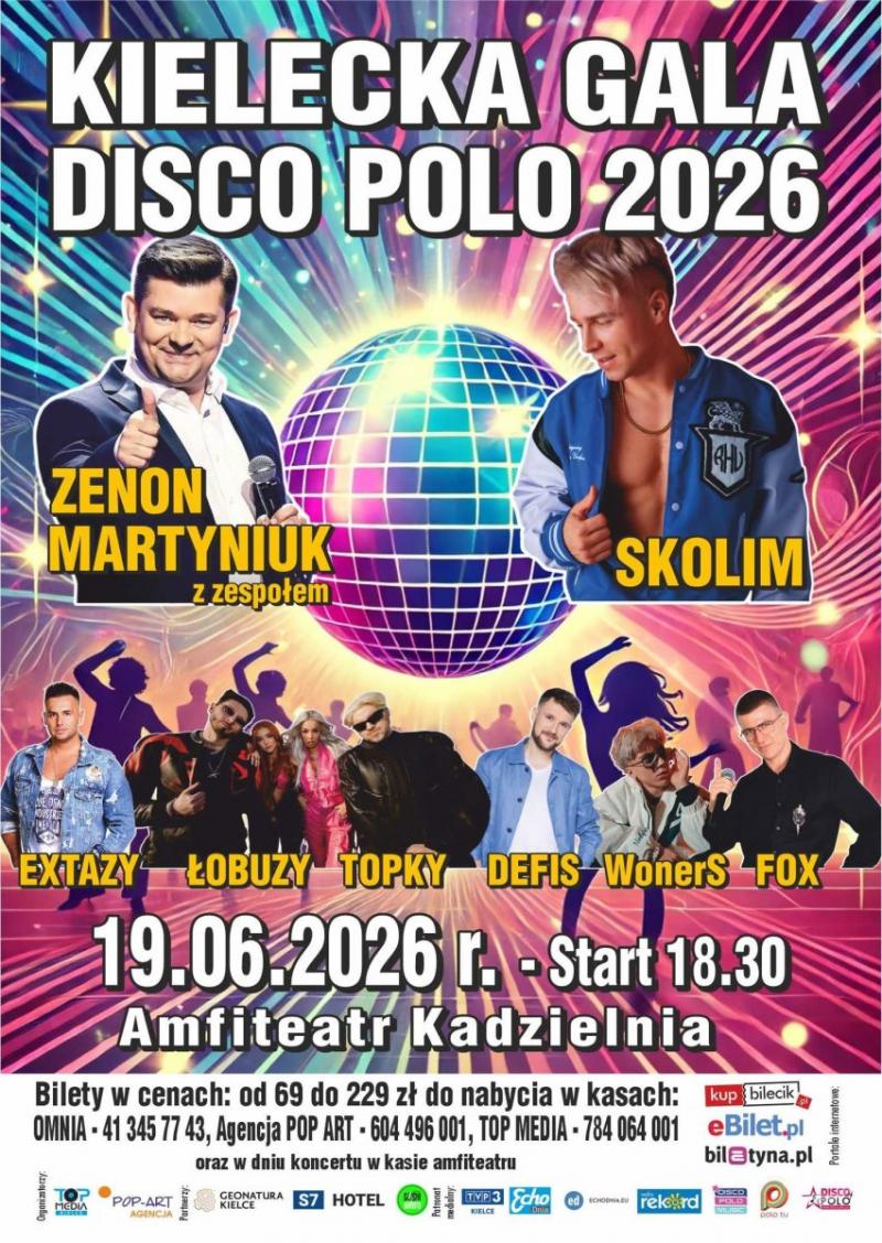 Skolim i Zenon Martyniuk wyst�pi� w Kielcach. Kielecka Gala Disco Polo 2026 zapowiada wielkie muzyczne �wi�to. Foto: 43002_kielecka_gala_disco_polo.jpg 