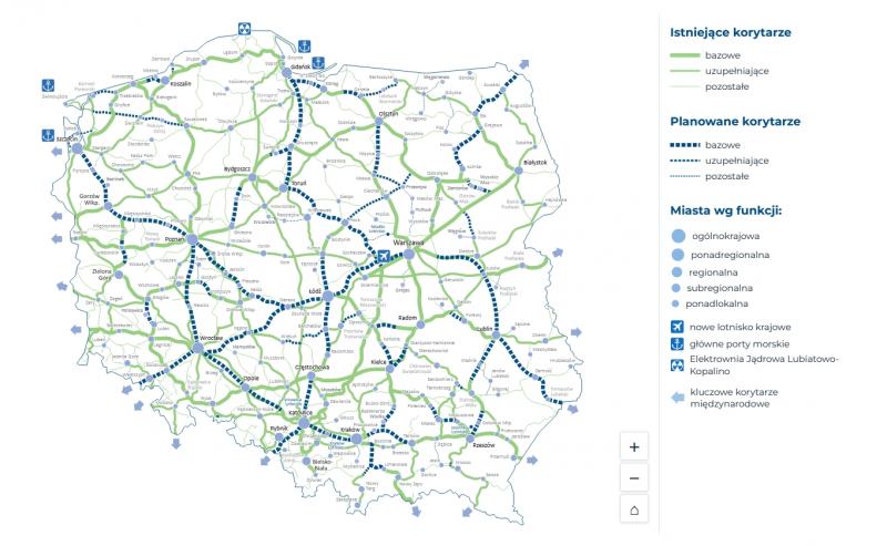 Prze�om dla komunikacji w regionie? Busko-Zdr�j w planie rozwoju kolei. Foto: 43006_mapa_zintegrowanej_kolei_1.jpg 