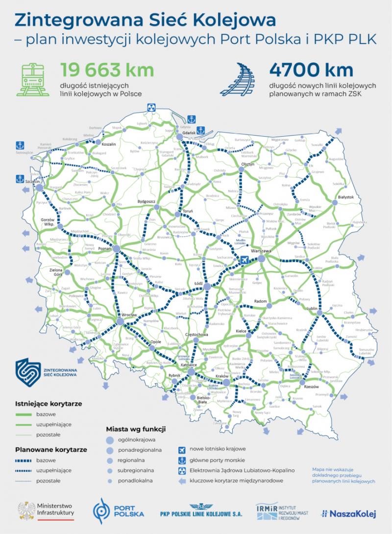 Konferencja w sprawie nowej sieci kolejowej. W planach po��czenie Buska-Zdroju z Krakowem. Foto: 43009_ZSK.jpg 