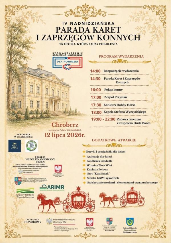 IV Nadnidzia�ska Parada Karet i Zaprz�g�w Konnych 2026 w Chrobrzu. Foto: 43092_parada_koni_chroberz.jpg 