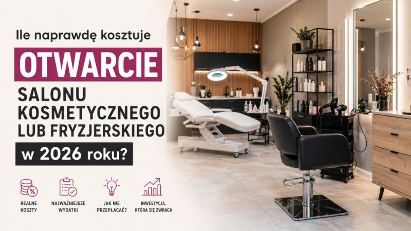 Ile naprawd� kosztuje otwarcie salonu kosmetycznego lub fryzjerskiego w 2026 roku? Eksperci wskazuj�, gdzie warto inwestowa�, a gdzie nie przep�aca�. Foto: 43098_otwarcie_salonu_fryzjerskiego.jpg 
