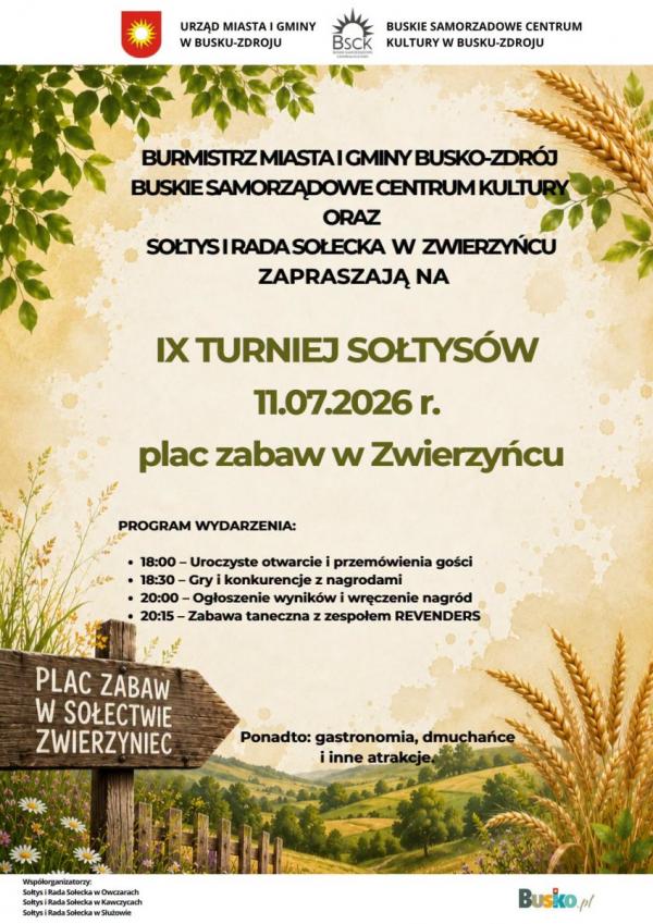 IX Turniej So�tys�w w Zwierzy�cu. Foto: 43101_turniej_soltysow_zwierzyniec_2026.jpg 