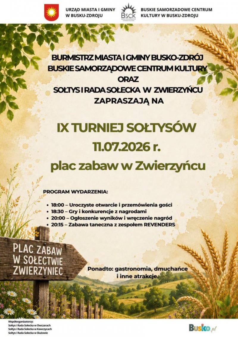 IX Turniej So�tys�w w Zwierzy�cu. Foto: 43101_turniej_soltysow_zwierzyniec_2026.jpg 