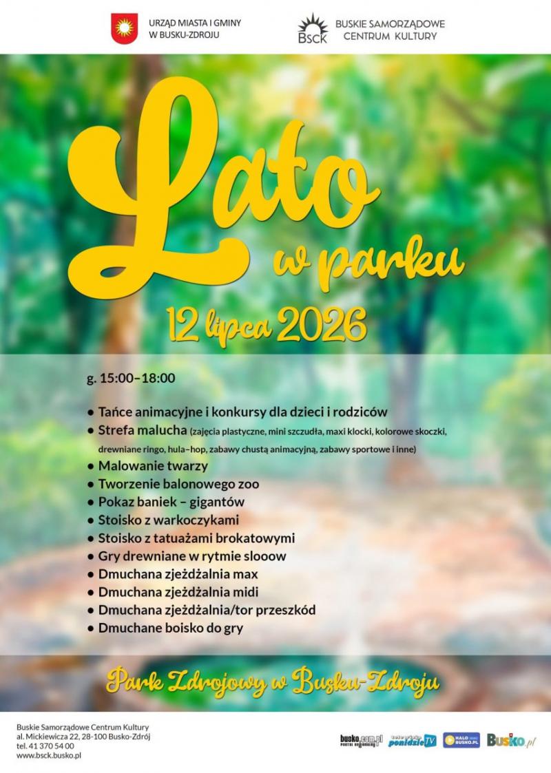 Gigantyczne ba�ki, dmucha�ce i animacje. Lato w Parku ju� w t� niedziel�. Foto: 43161_lato_w_parku_2026.jpg 