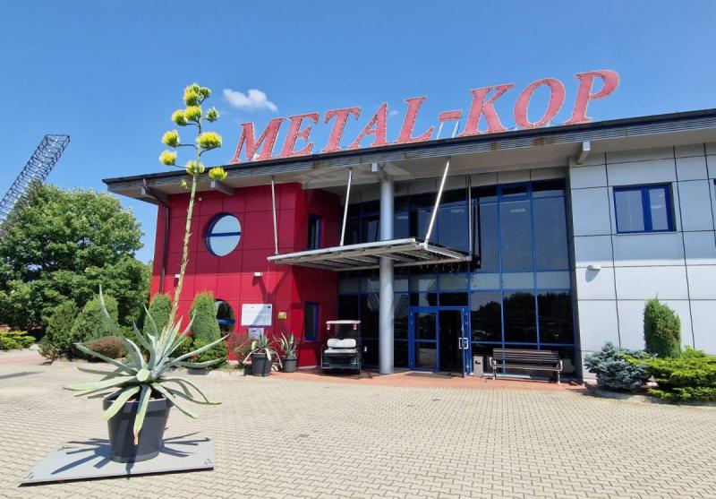 Agawa zakwit�a przed zak�adem METAL-KOP w M�ynach. To rzadkie zjawisko w polskim klimacie. Foto: 43206_kwitnaca_agawa_3.jpg 