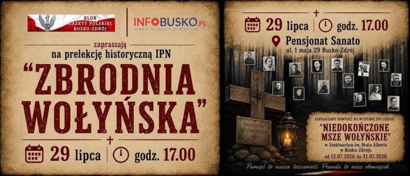 Zbrodnia Wołyńska. Historyczna prelekcja IPN już dziś w Busku-Zdroju. Foto: 43270_wyklad_ipn_w_pensjonacie_sanato.jpg 