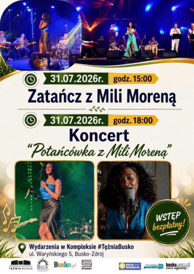 Mili Morena w Busku-Zdroju. Gor�ce karaibskie rytmy i pota�c�wka przy T�ni. Foto: 43274_mili_morena_teznia_busko.jpg 
