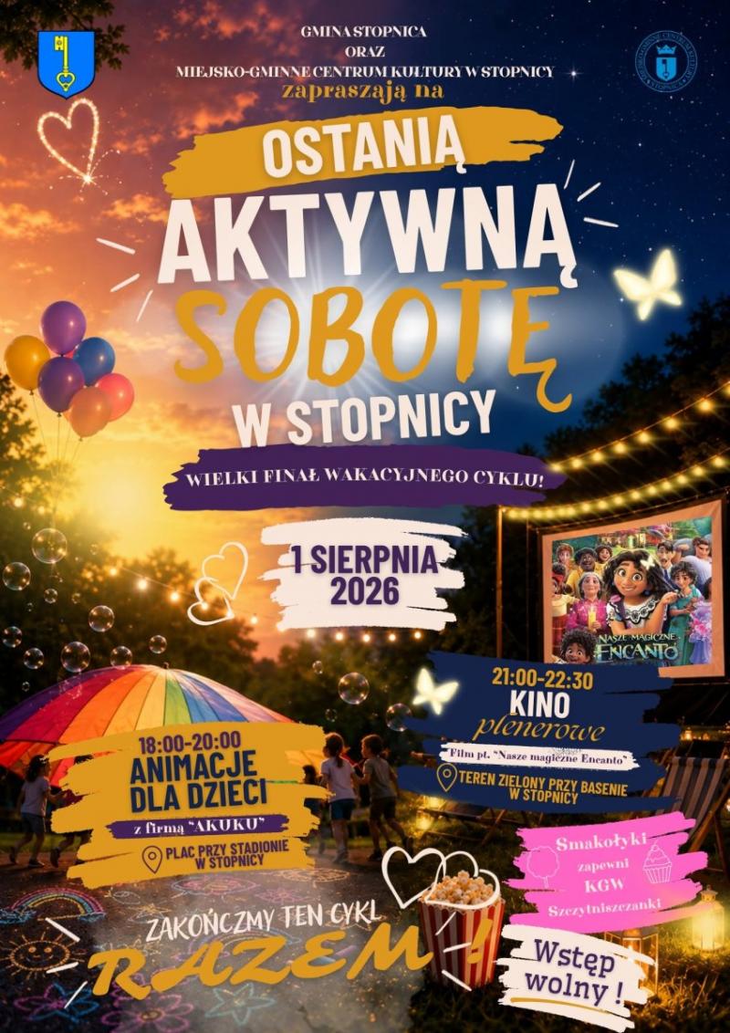 Ostatnia Aktywna Sobota w Stopnicy. Fina� wakacyjnego cyklu z animacjami i kinem plenerowym. Foto: 43277_aktywna_sobota_stopnica.jpg 